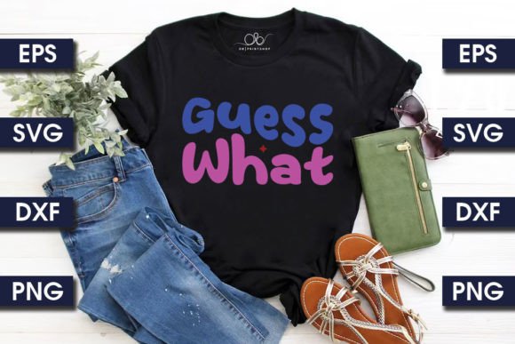 Download Retro Pregnancy  SVG  Design,  Guess Wha - Premium Bundle