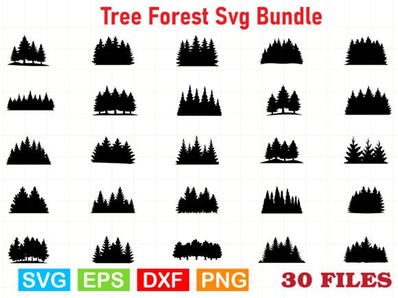 Download Tree Forest Svg Bundle - Premium Resources