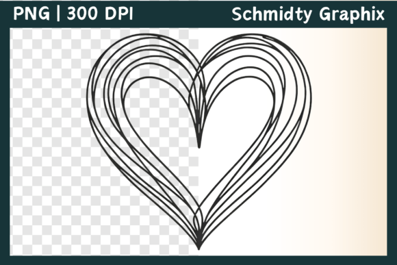Download Line Art Heart Interlocking Clipart PNG - Premium Resources